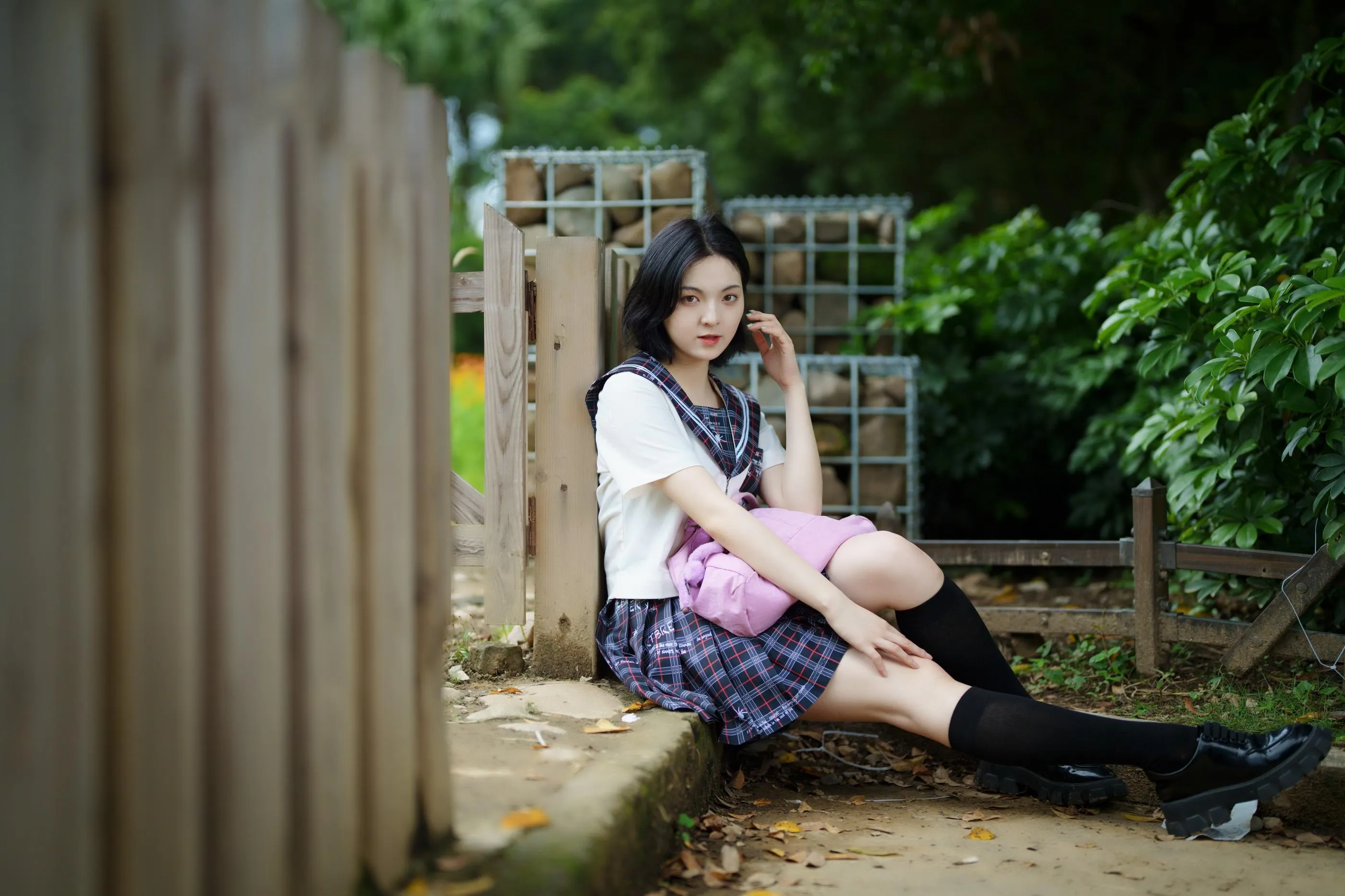 [YITUYU艺图语]2021.11.12 花田里的JK少女 dudu [51P]插图5